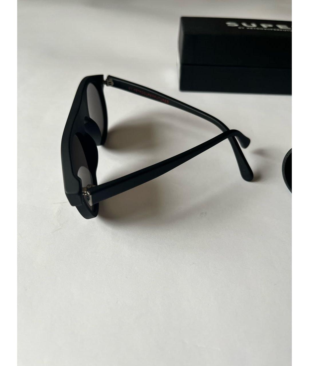 RETROSUPERFUTURE Черные пластиковые солнцезащитные очки, фото 5