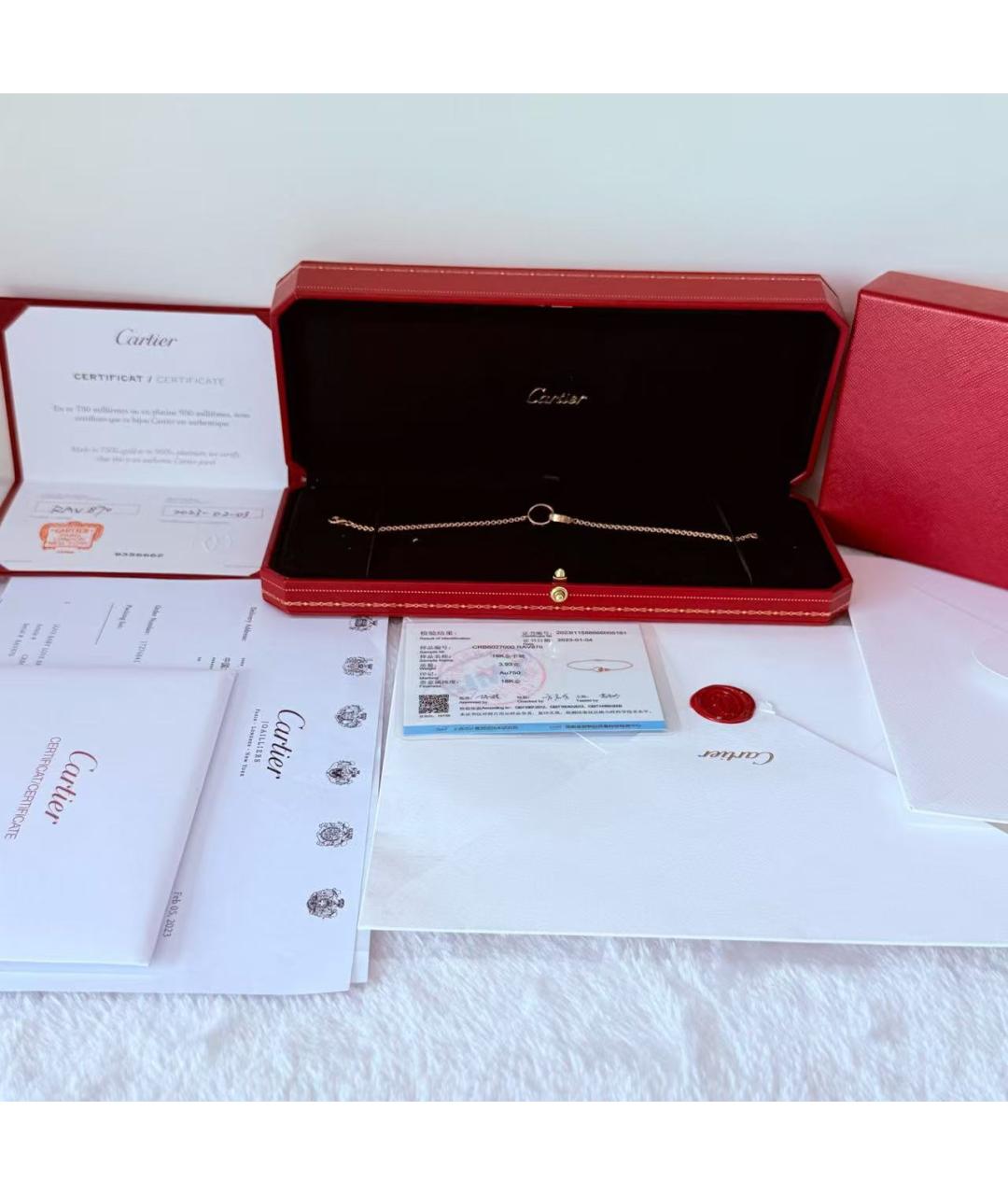 CARTIER Золотой браслет из розового золота, фото 4