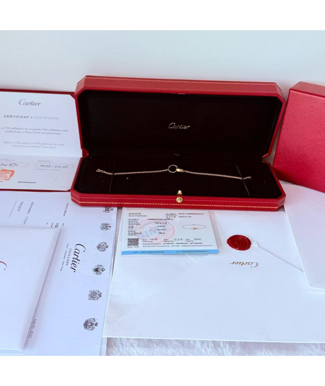 CARTIER Золотой браслет из розового золота, фото 5