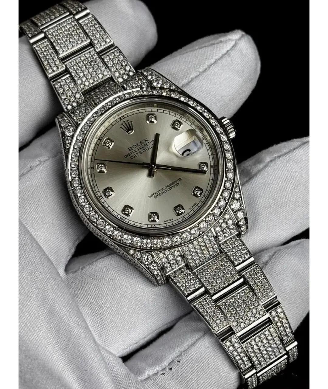 ROLEX Серебряные часы, фото 2