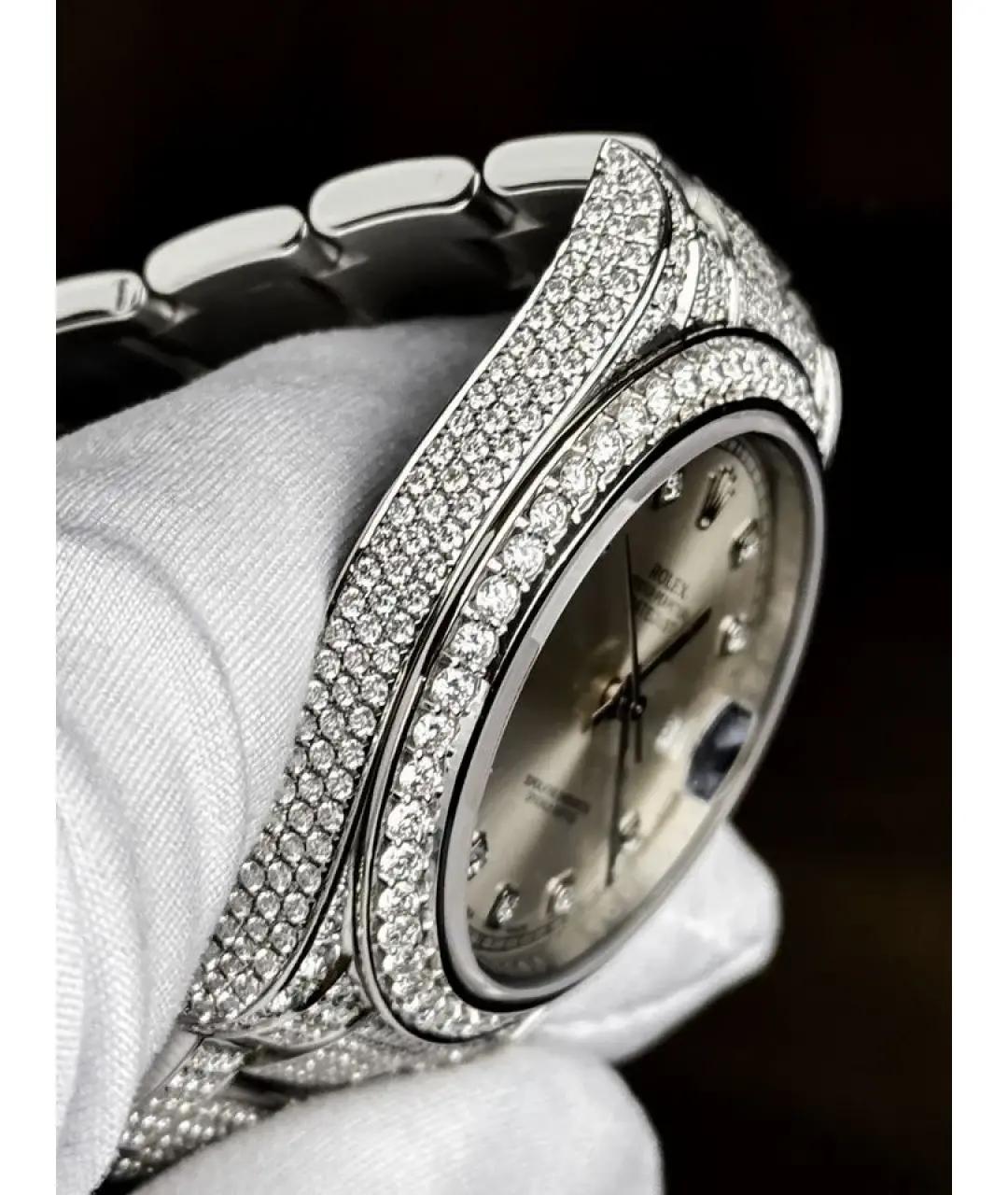 ROLEX Серебряные часы, фото 3