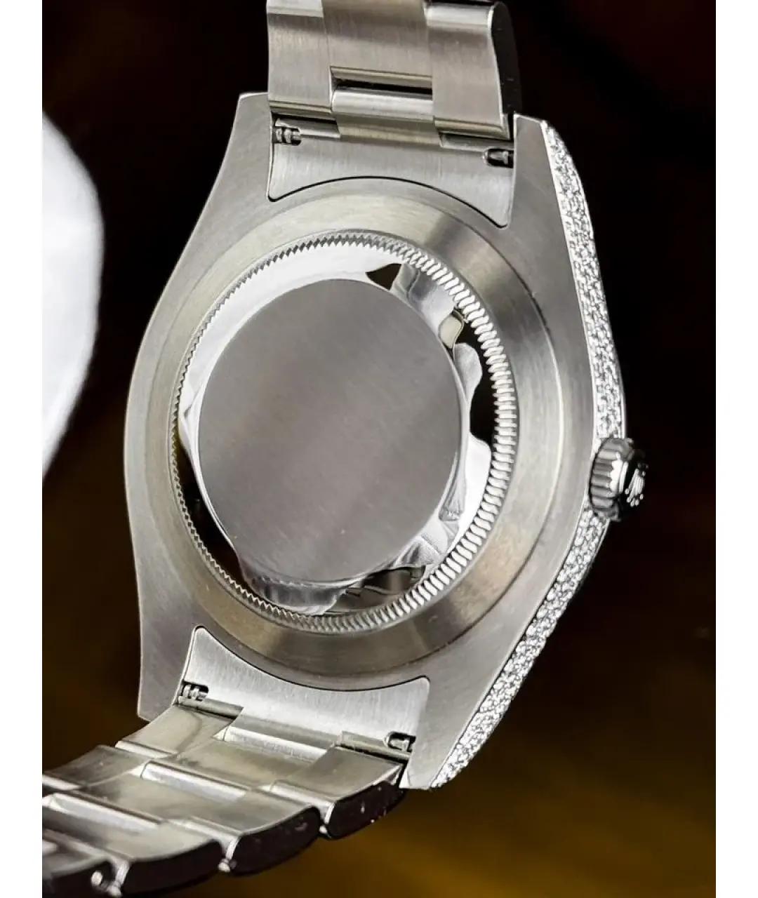 ROLEX Серебряные часы, фото 5