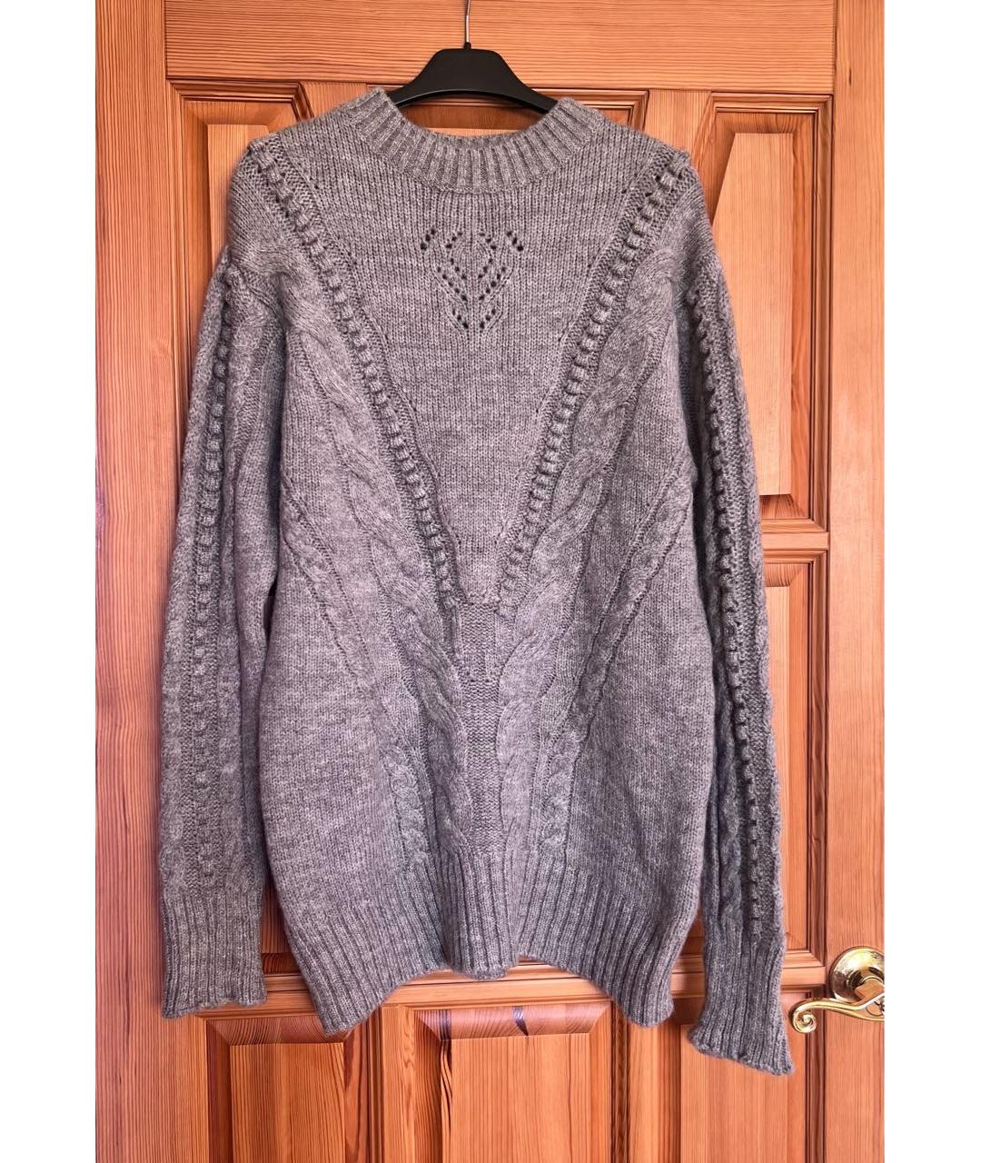 BOGNER Серый шерстяной джемпер / свитер, фото 4