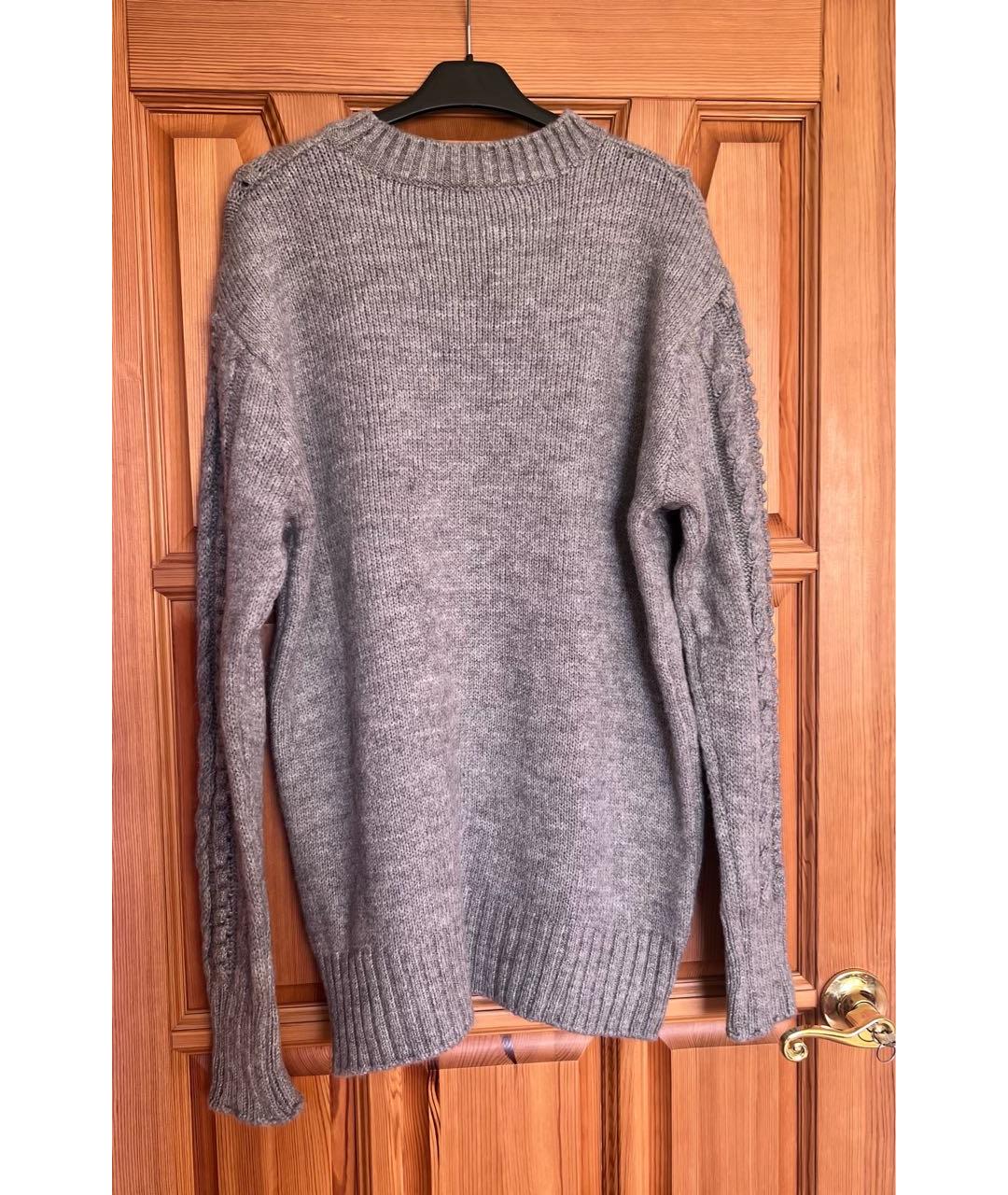 BOGNER Серый шерстяной джемпер / свитер, фото 2