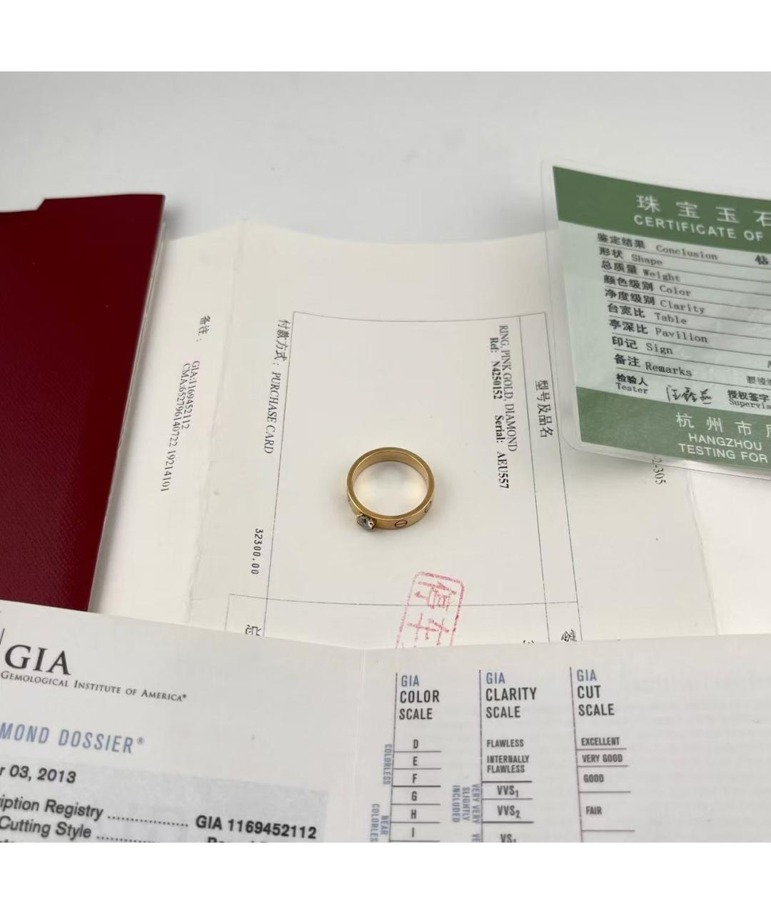 CARTIER Золотое кольцо из розового золота, фото 3