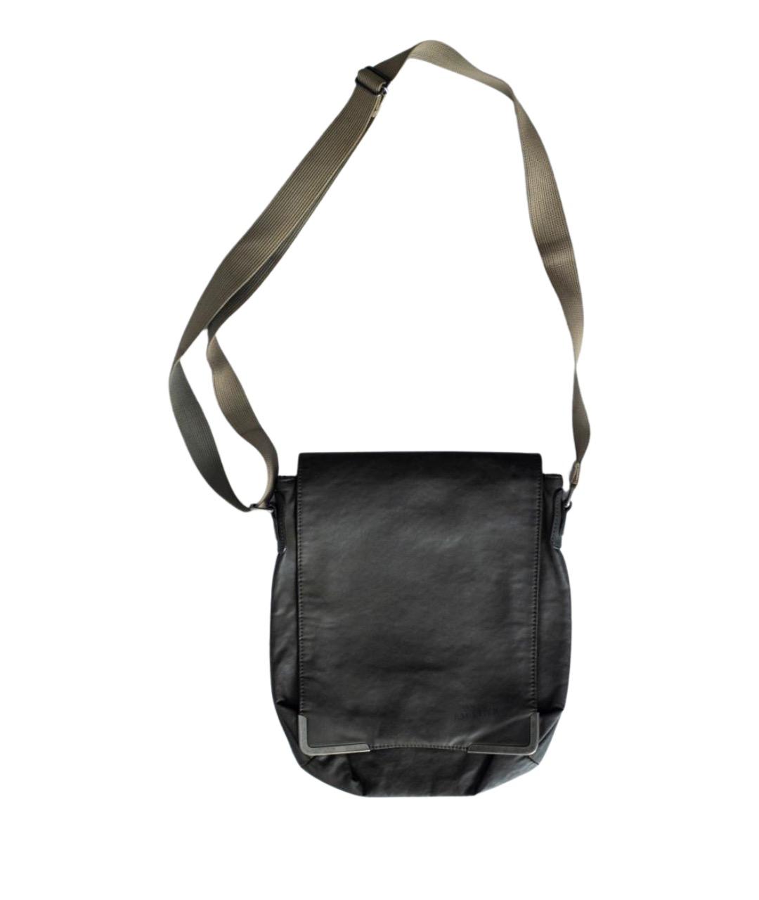 JEAN PAUL GAULTIER Зеленая кожаная сумка на плечо, фото 1