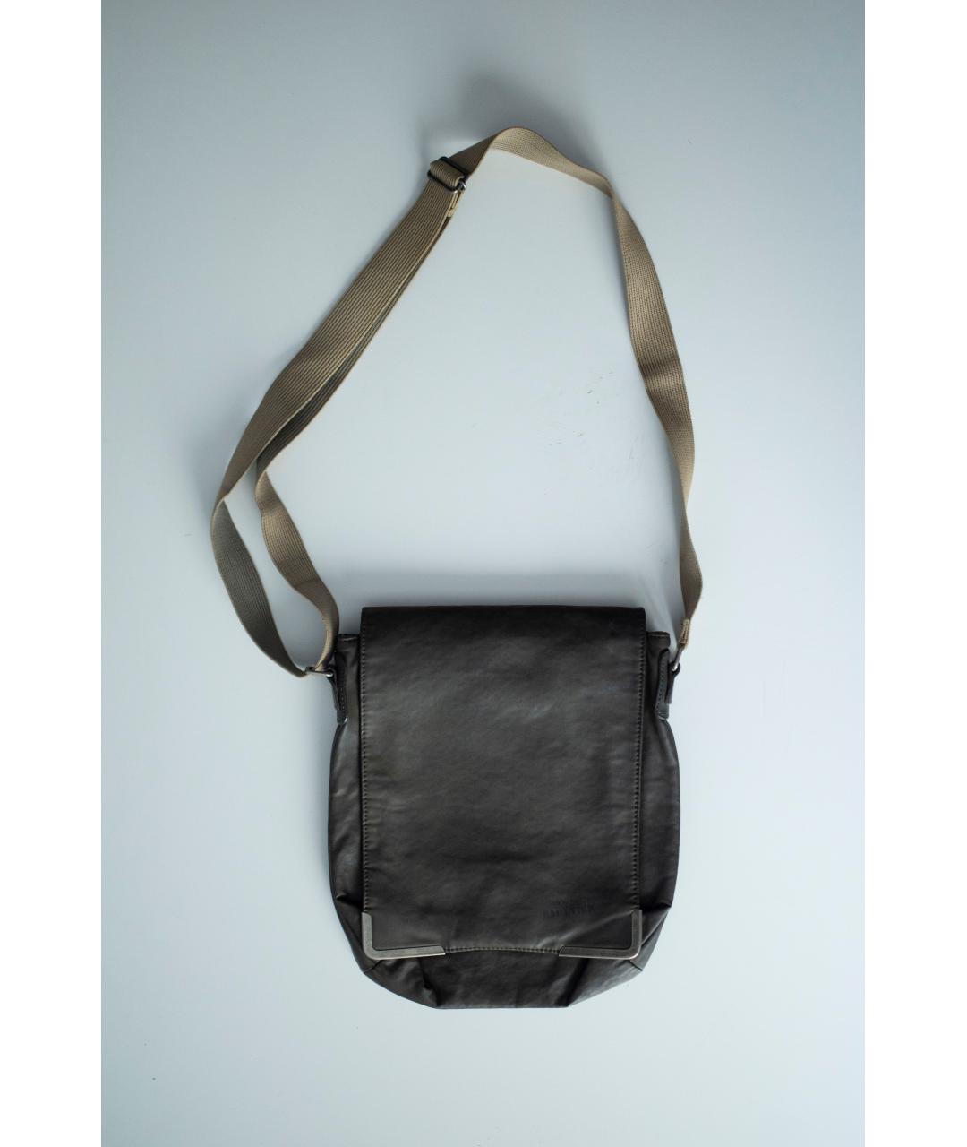 JEAN PAUL GAULTIER Зеленая кожаная сумка на плечо, фото 9