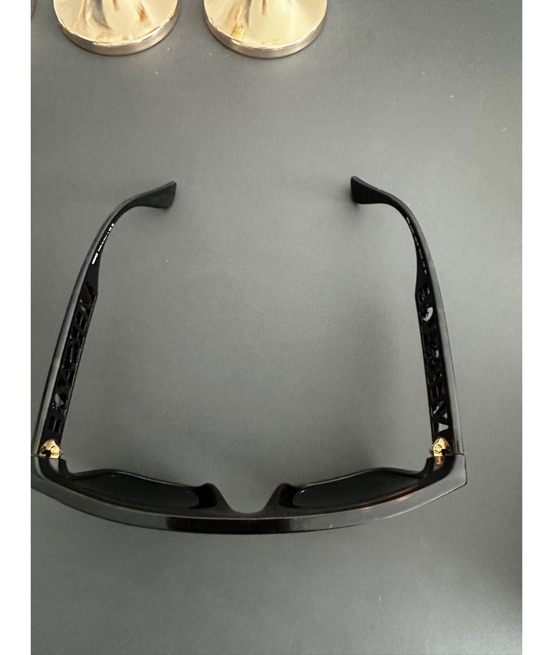 VERSACE Коричневые пластиковые солнцезащитные очки, фото 5