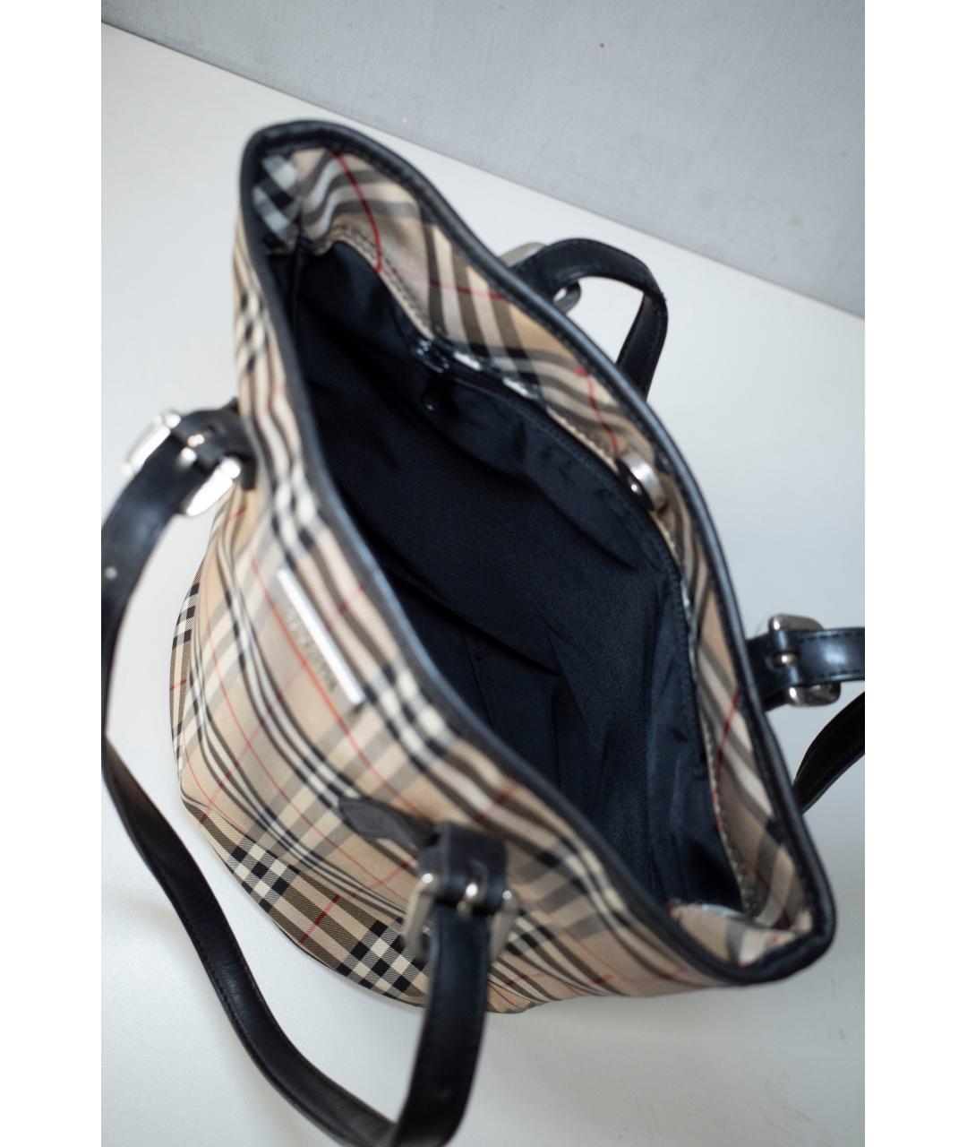 BURBERRY Бежевая сумка тоут, фото 5