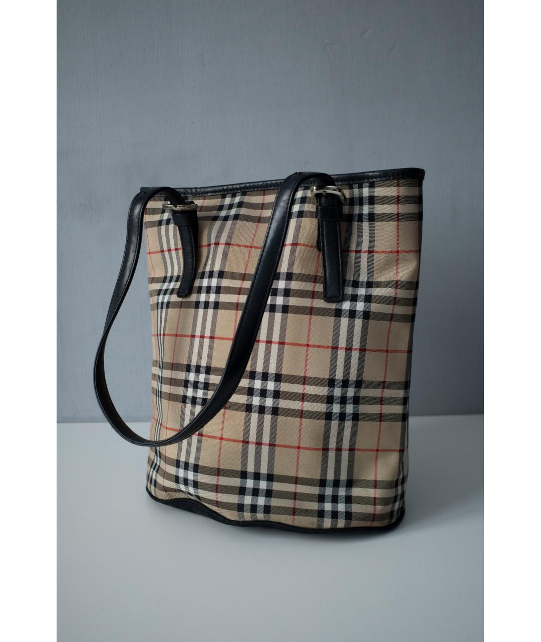 BURBERRY Бежевая сумка тоут, фото 2