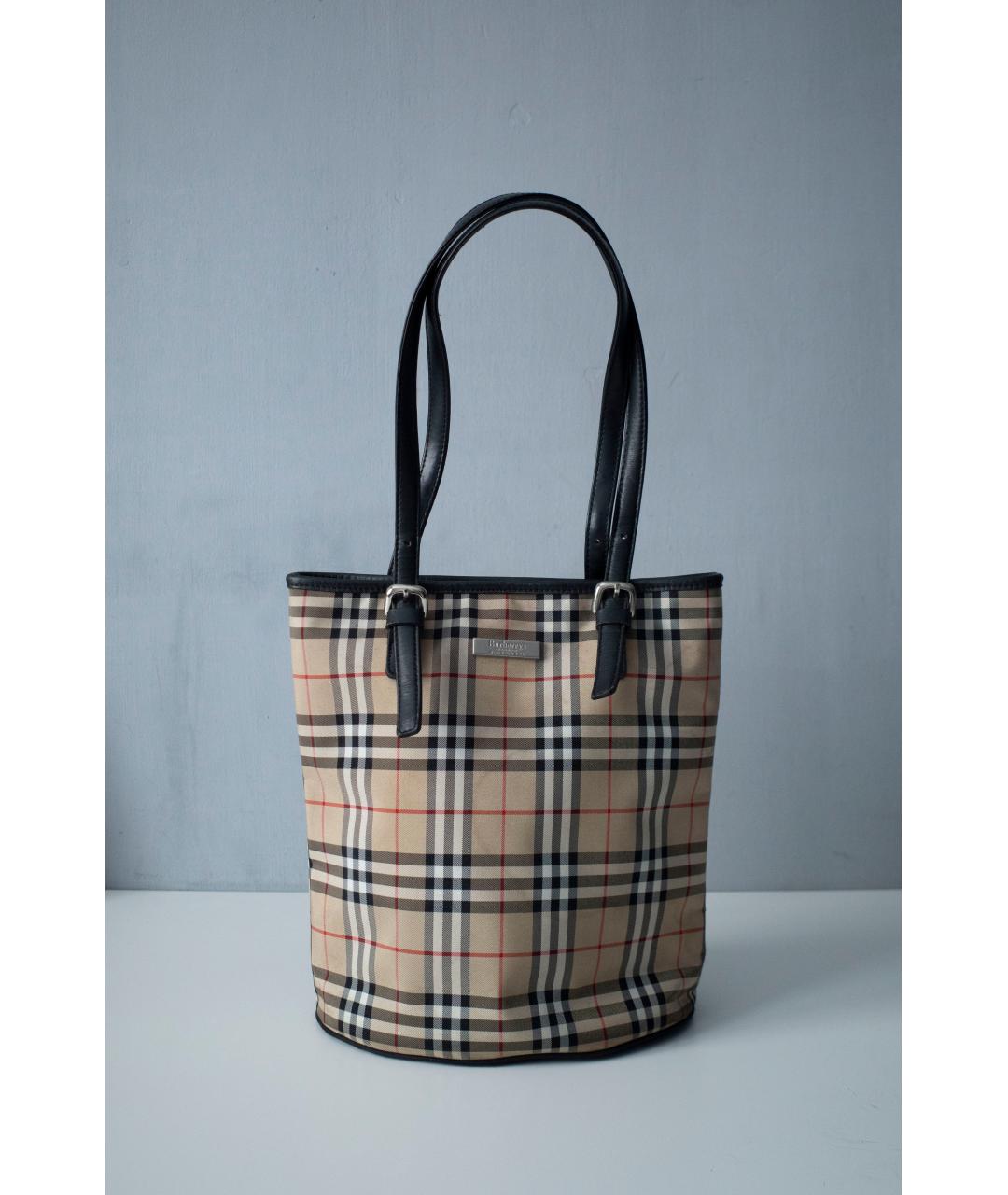 BURBERRY Бежевая сумка тоут, фото 7