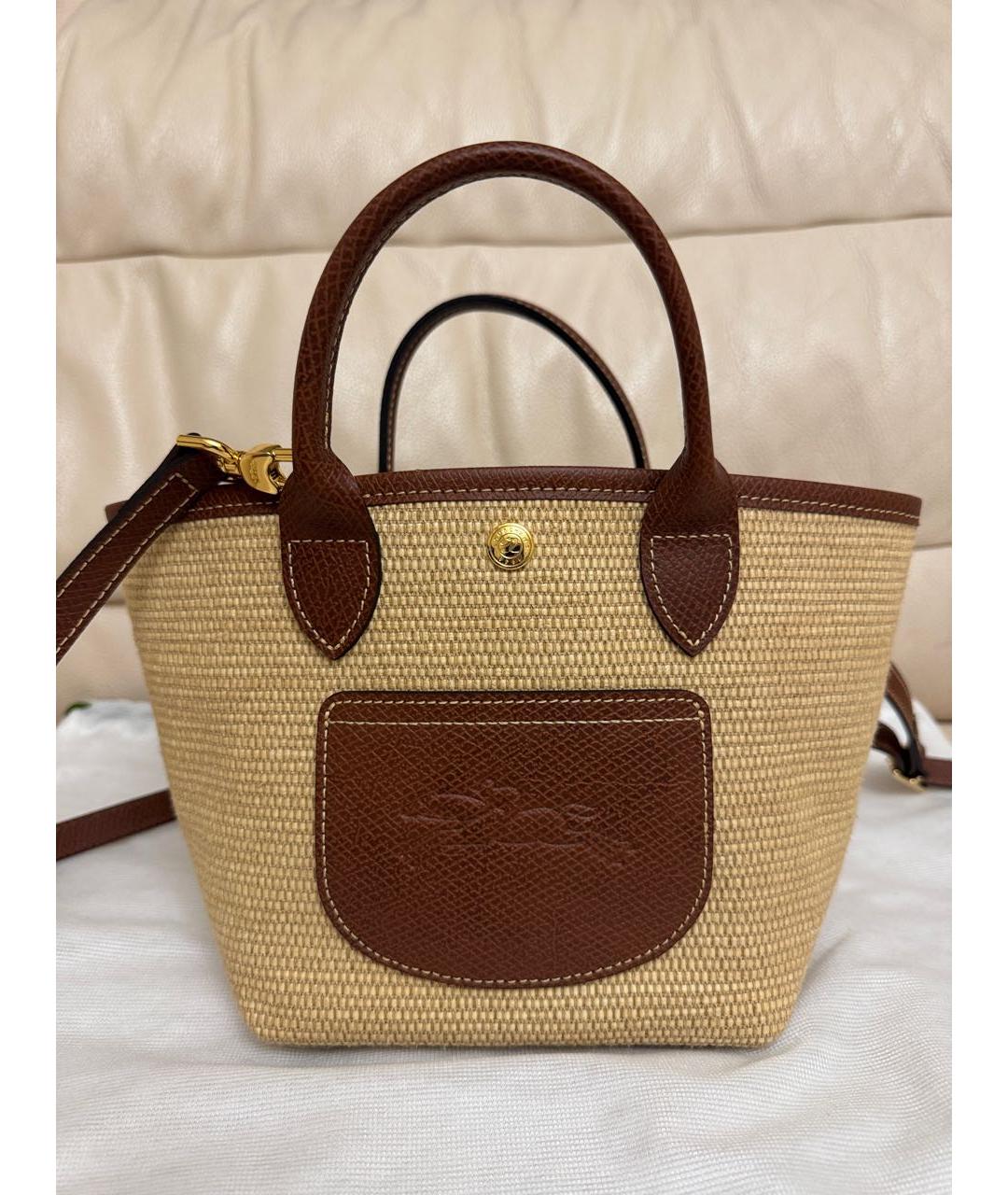 LONGCHAMP Бежевая сумка тоут, фото 7