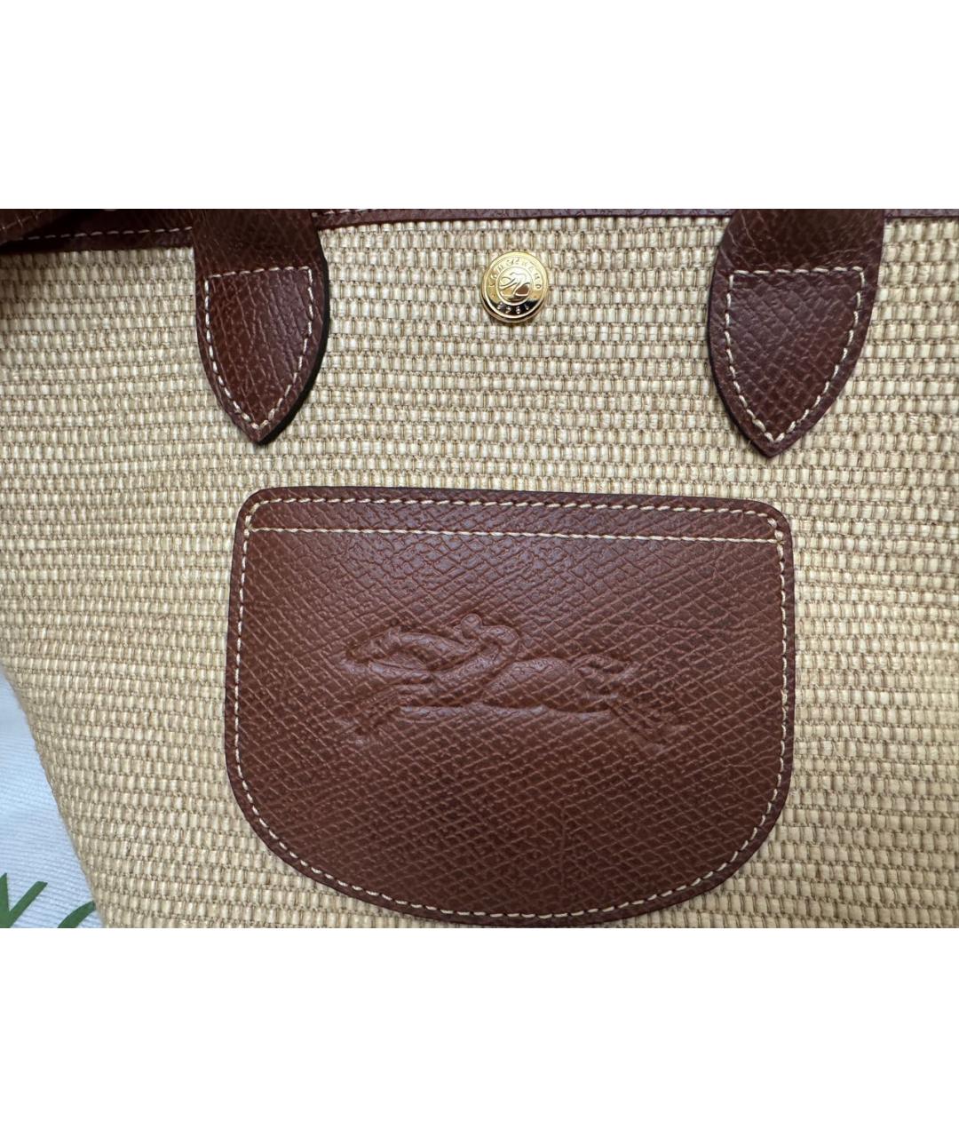 LONGCHAMP Бежевая сумка тоут, фото 6