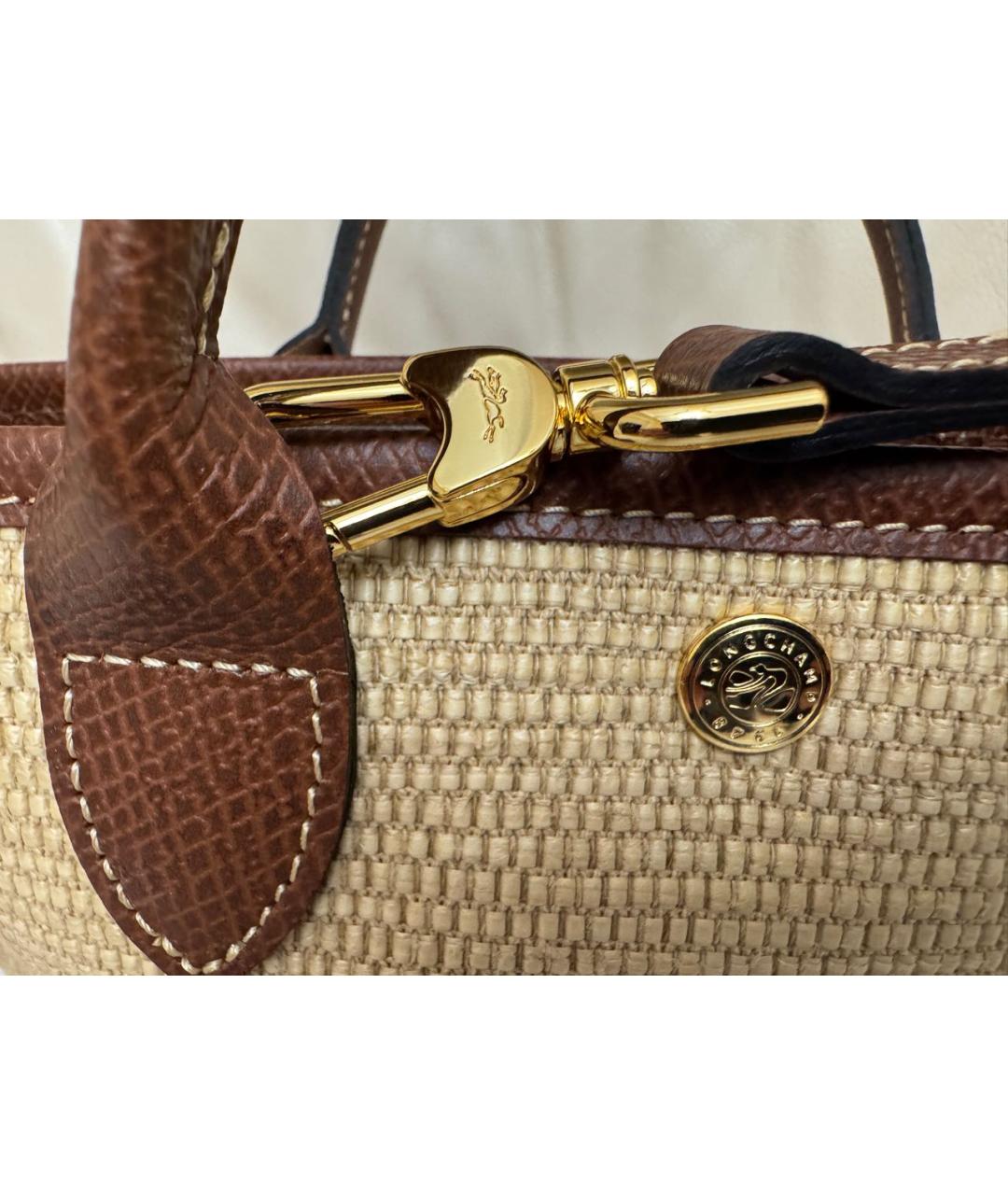 LONGCHAMP Бежевая сумка тоут, фото 5