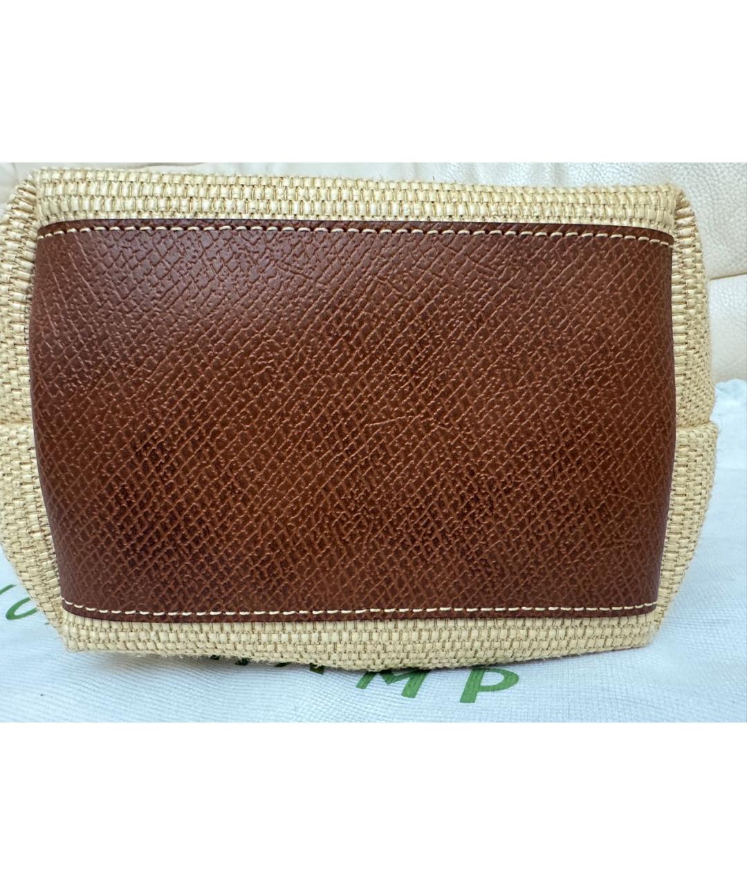 LONGCHAMP Бежевая сумка тоут, фото 3