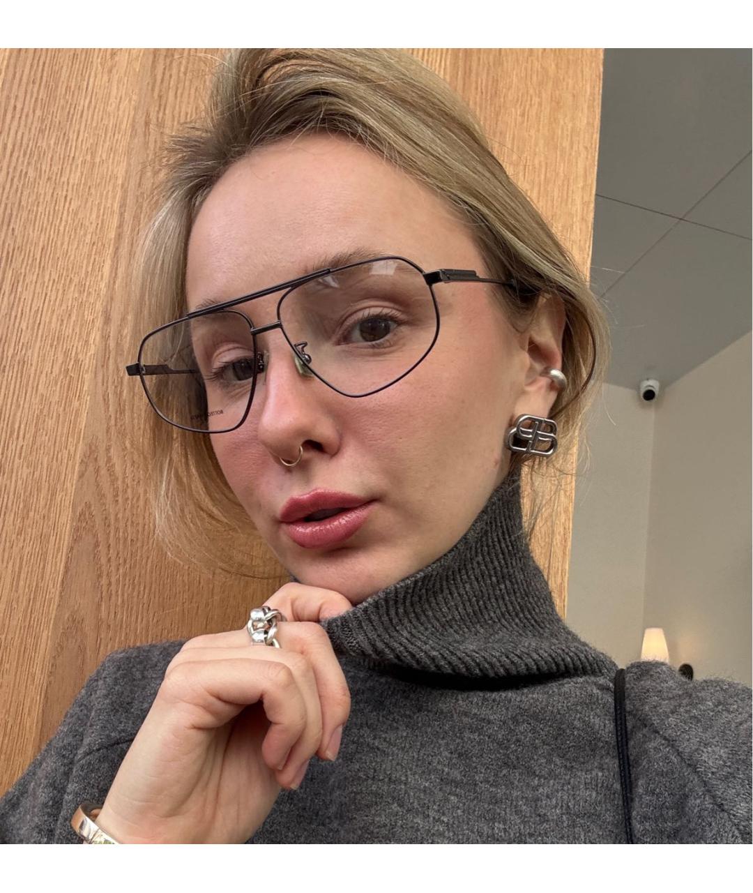 BALENCIAGA Серебряные серьги, фото 6