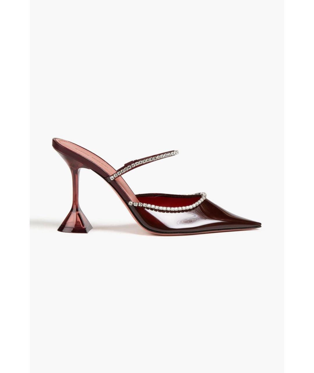 Amina Muaddi Коричневые туфли, фото 5