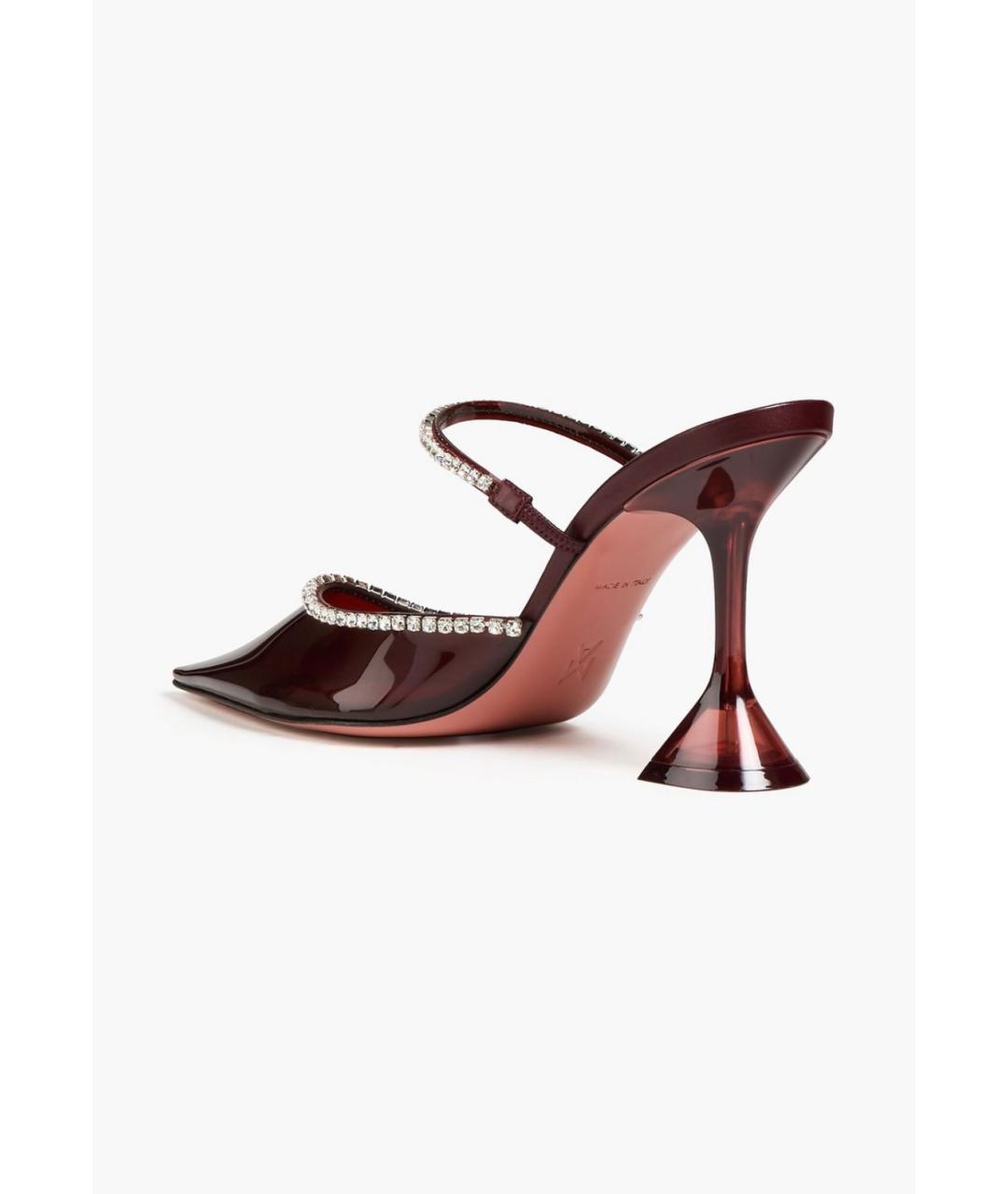 Amina Muaddi Коричневые туфли, фото 3
