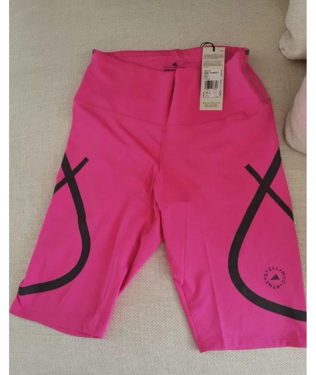 ADIDAS BY STELLA MCCARTNEY Розовые полиэстеровые спортивные брюки и шорты, фото 6