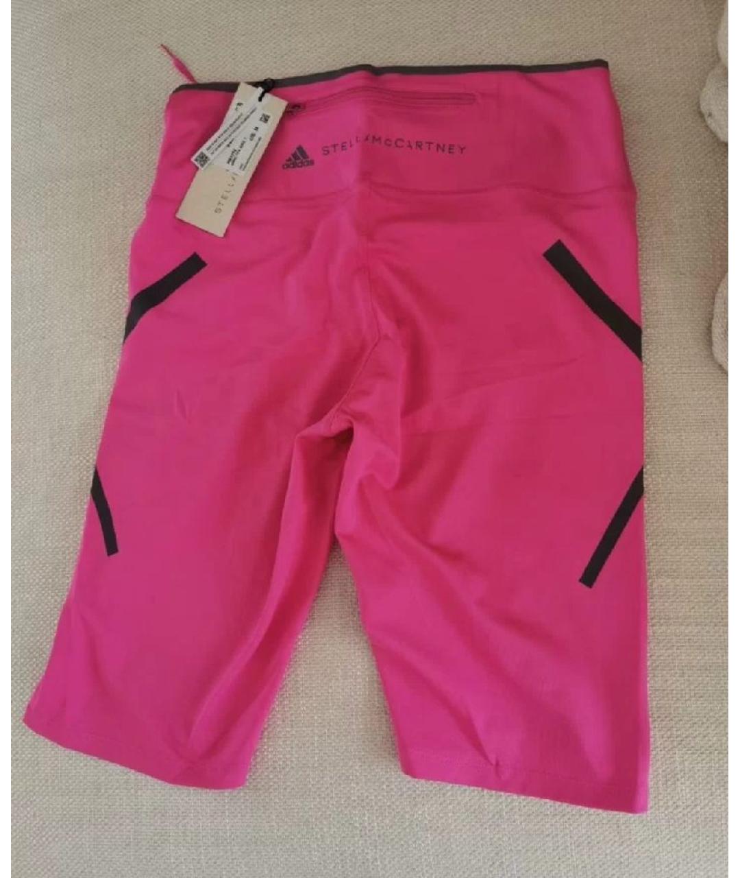 ADIDAS BY STELLA MCCARTNEY Розовые полиэстеровые спортивные брюки и шорты, фото 2