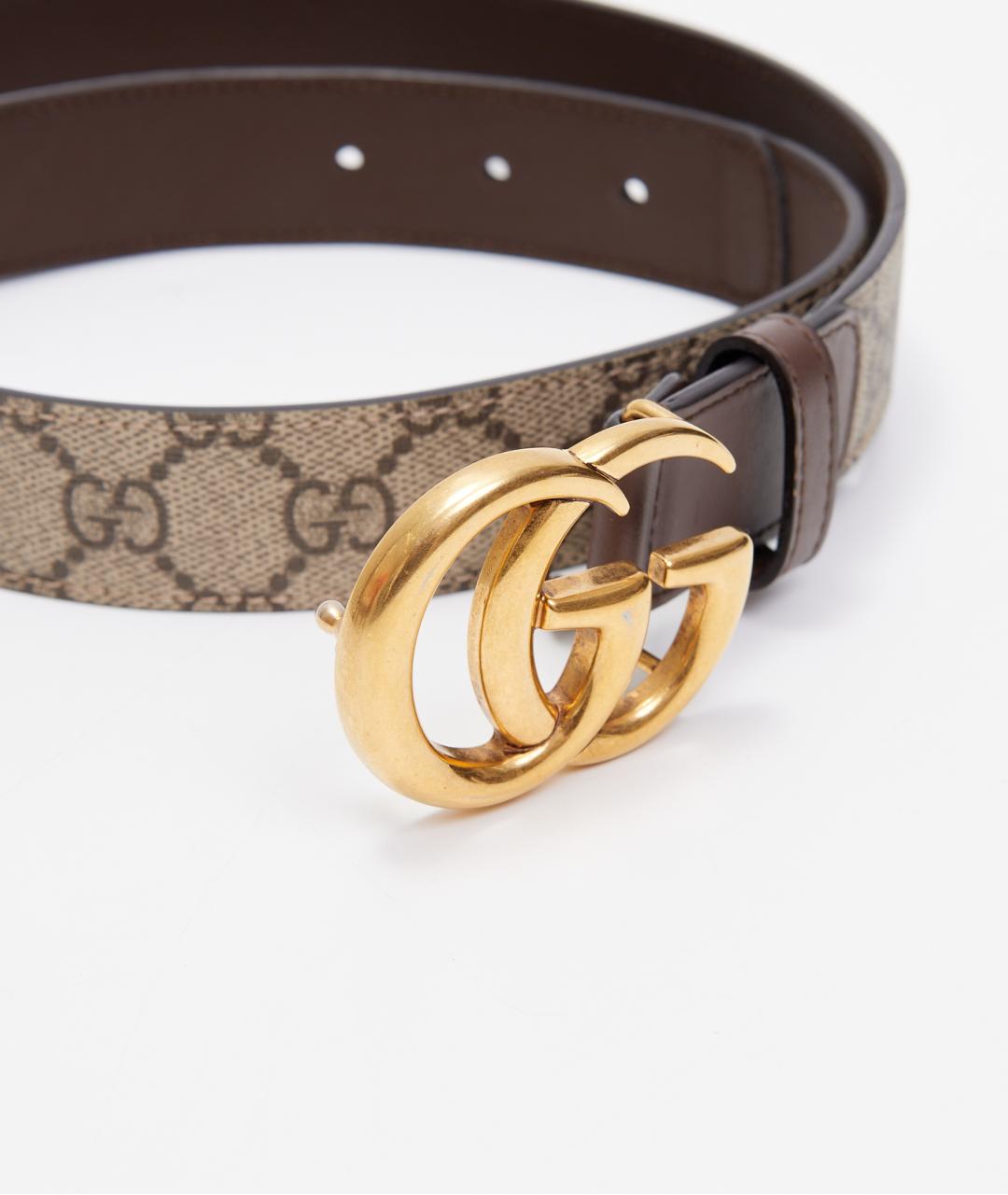 GUCCI Коричневый кожаный ремень, фото 2