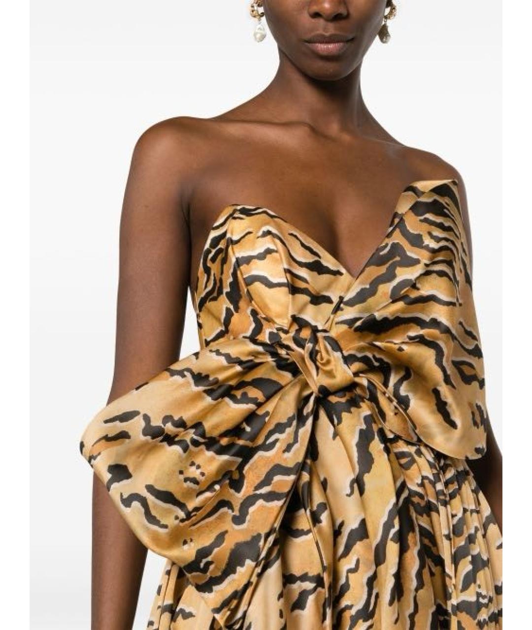 ZIMMERMANN Мульти шелковое вечернее платье, фото 4