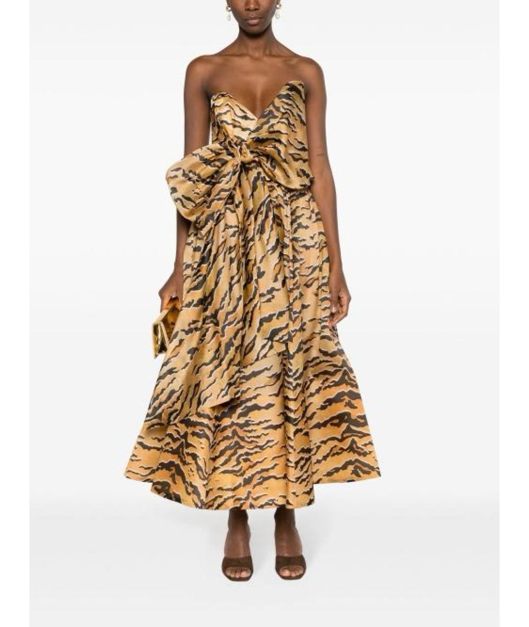 ZIMMERMANN Мульти шелковое вечернее платье, фото 3