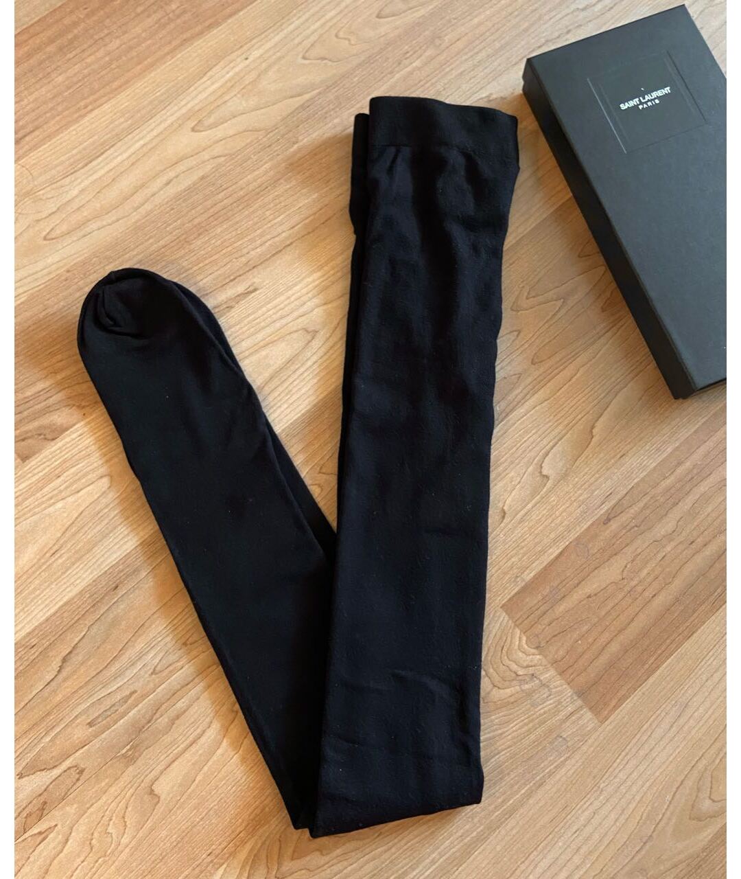 SAINT LAURENT Черные носки, чулки и колготы, фото 9
