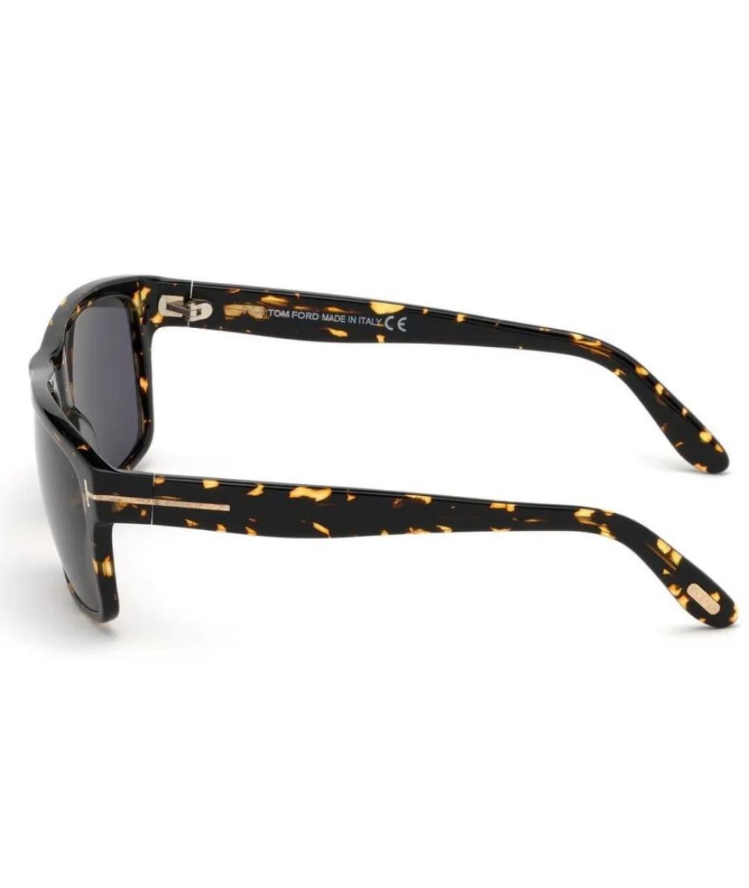 TOM FORD Коричневые пластиковые солнцезащитные очки, фото 3