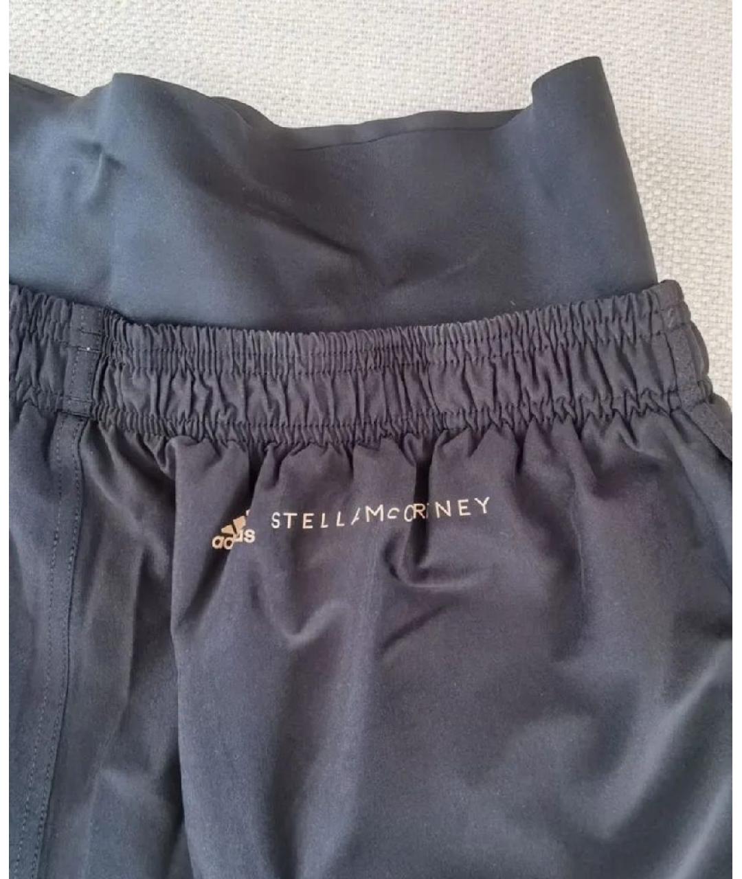 ADIDAS BY STELLA MCCARTNEY Черные полиэстеровые спортивные брюки и шорты, фото 6