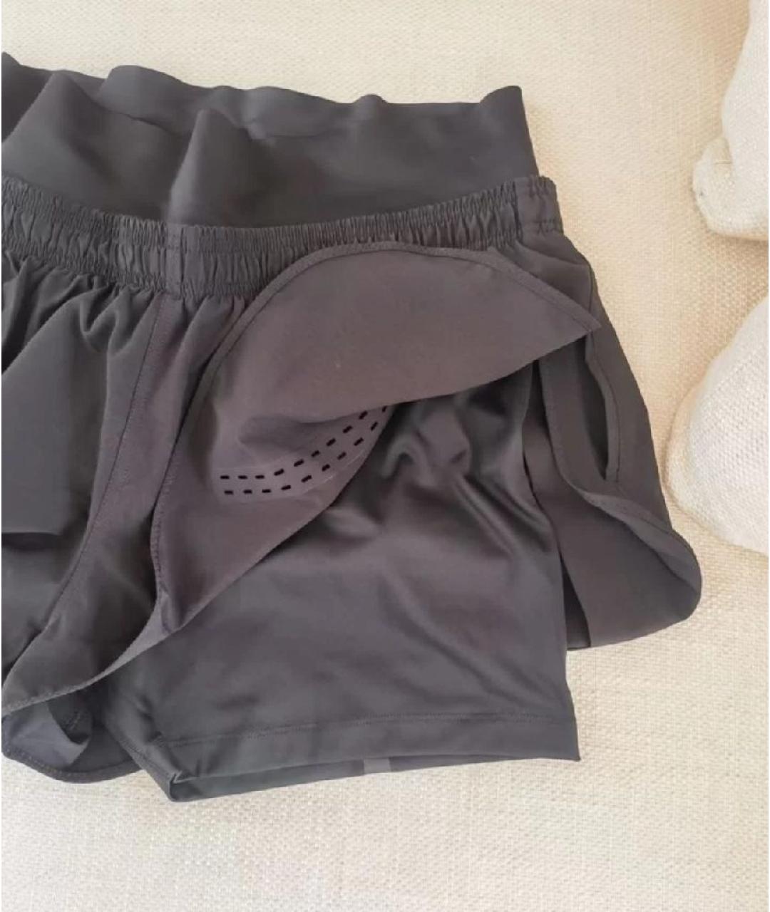 ADIDAS BY STELLA MCCARTNEY Черные полиэстеровые спортивные брюки и шорты, фото 7