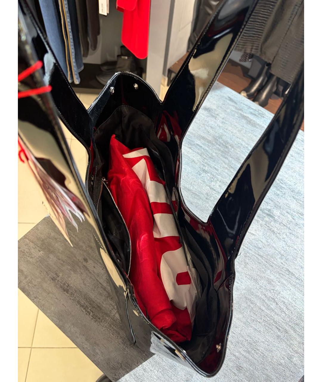 DIESEL Черная сумка тоут, фото 7