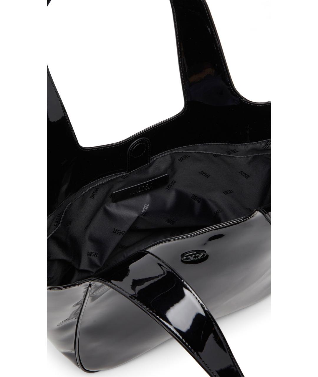 DIESEL Черная сумка тоут, фото 4