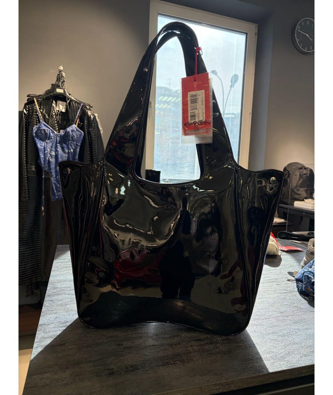 DIESEL Черная сумка тоут, фото 5