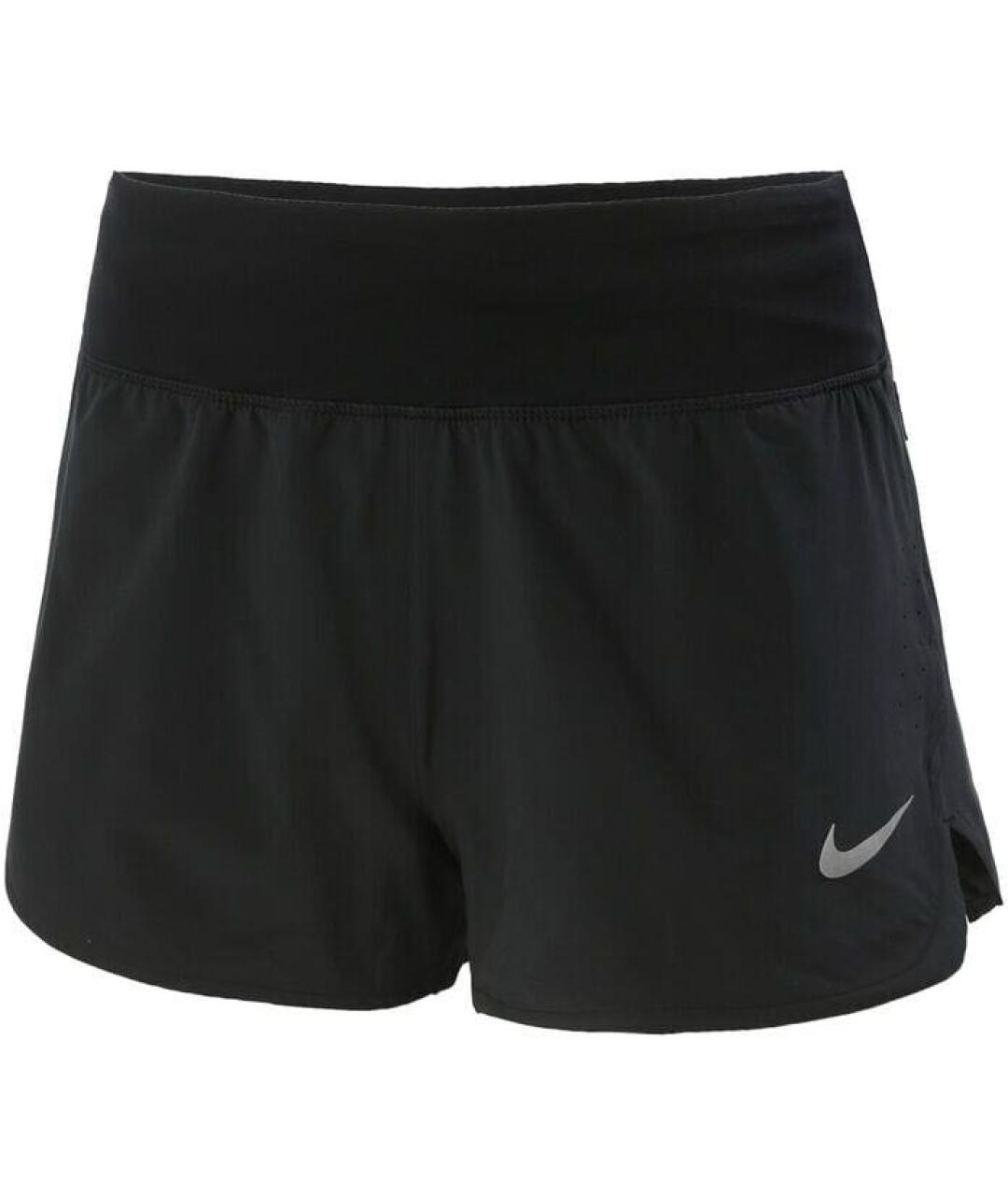 NIKE Черные синтетические спортивные брюки и шорты, фото 9