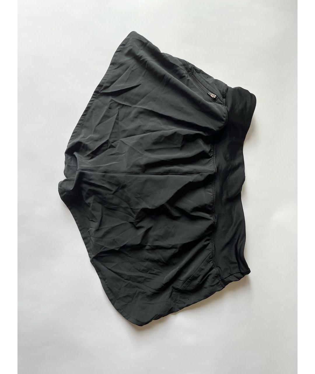 NIKE Черные синтетические спортивные брюки и шорты, фото 3