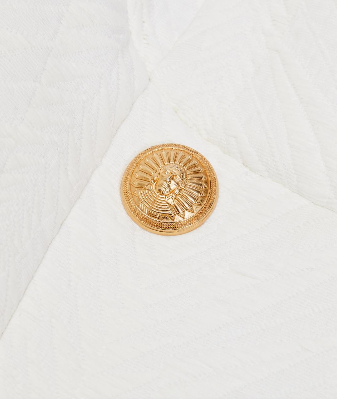 BALMAIN Белый полиамидовый корсет, фото 3