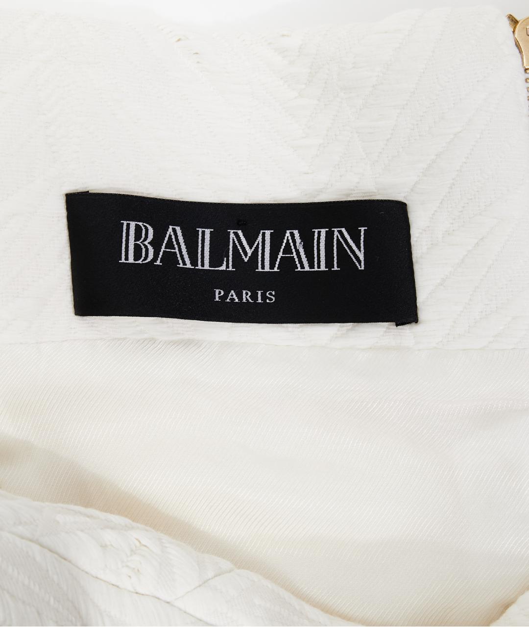 BALMAIN Белый полиамидовый корсет, фото 4