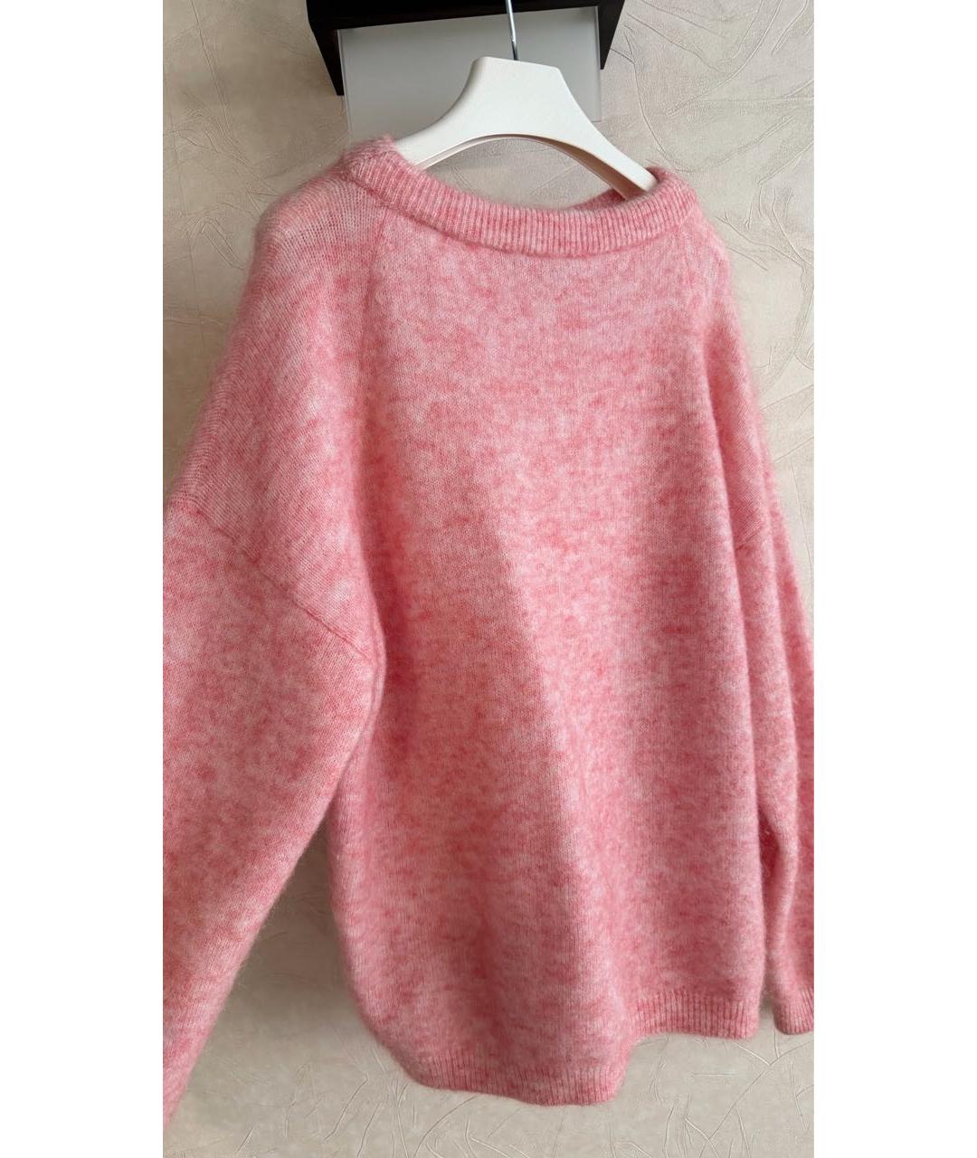 ACNE STUDIOS Розовый шерстяной джемпер / свитер, фото 2