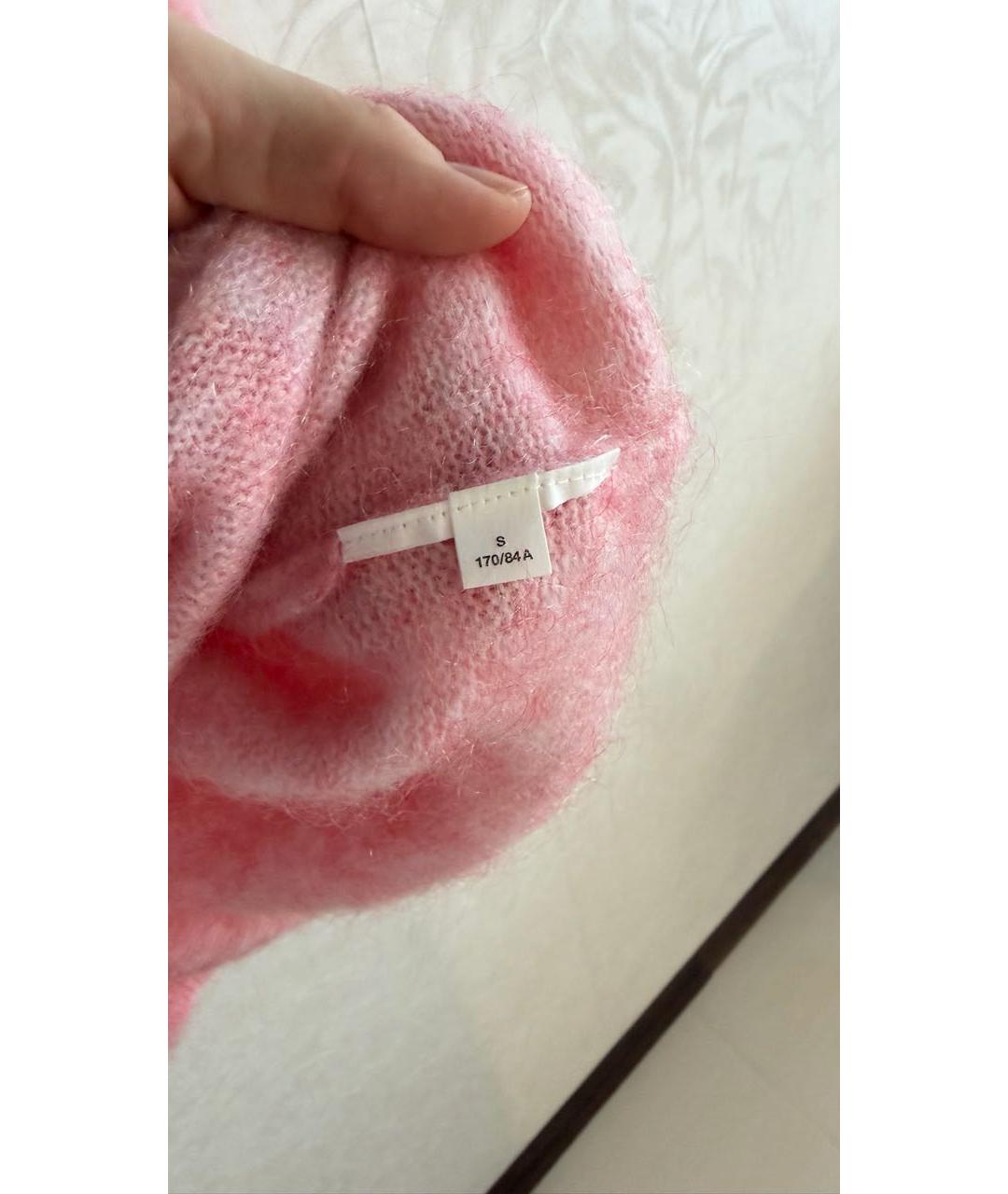 ACNE STUDIOS Розовый шерстяной джемпер / свитер, фото 4