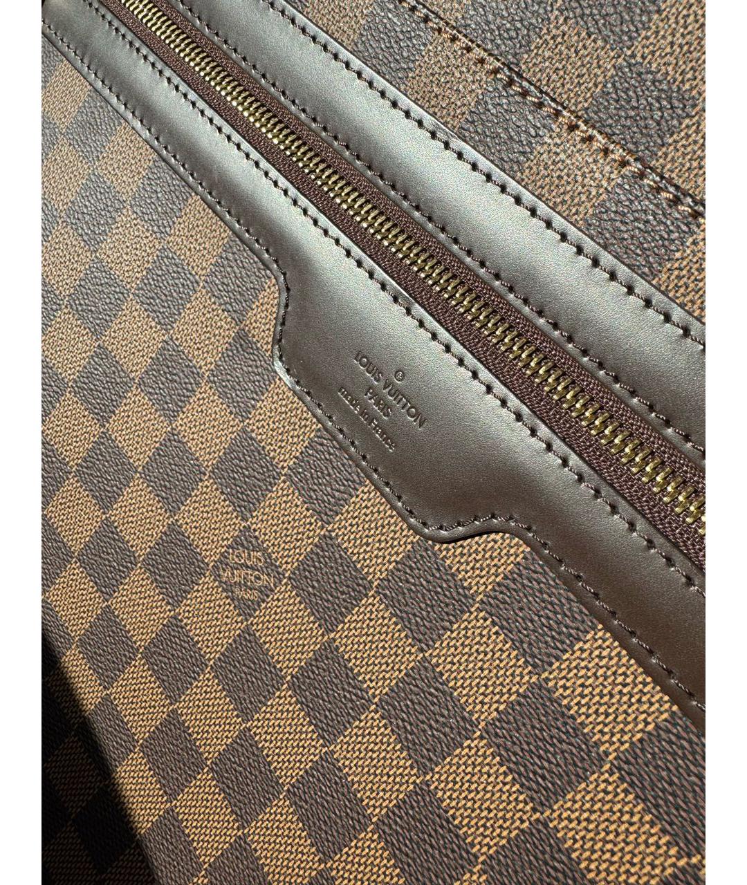 LOUIS VUITTON Коричневый чемодан, фото 4