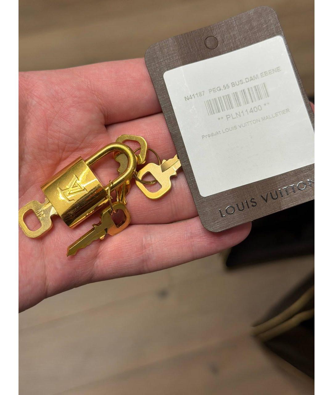 LOUIS VUITTON Коричневый чемодан, фото 2