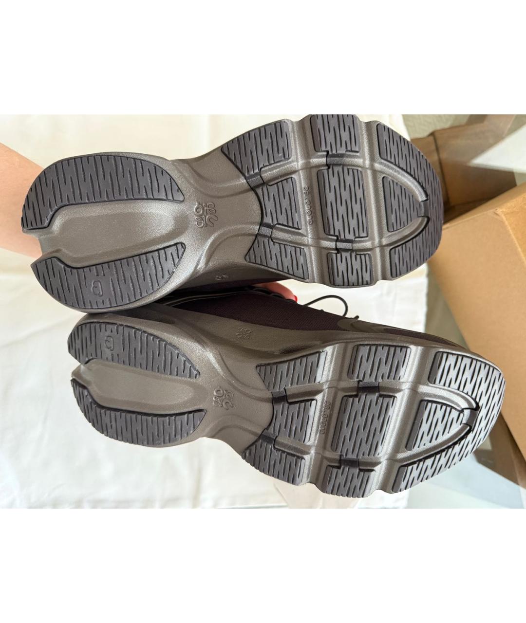 LOEWE Коричневые кроссовки, фото 7