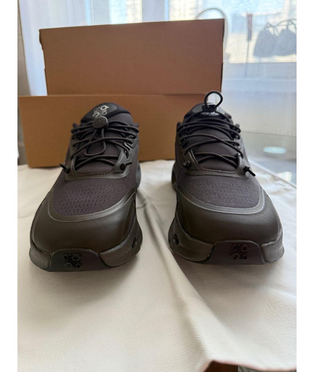 LOEWE Коричневые кроссовки, фото 3