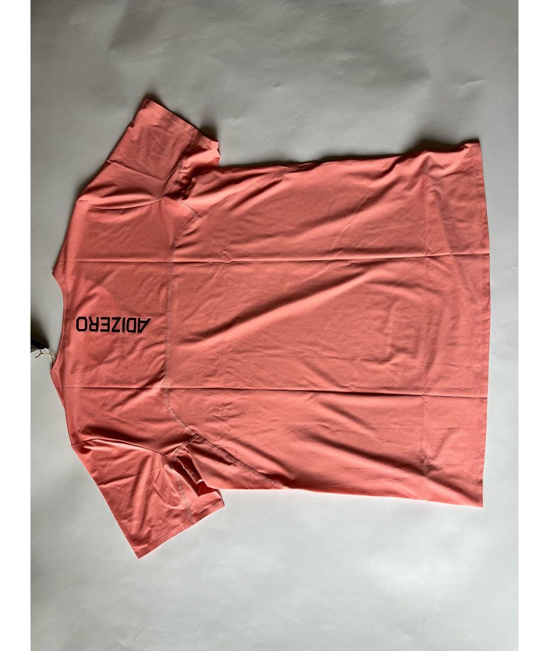 ADIDAS Коралловая синтетическая футболка, фото 4