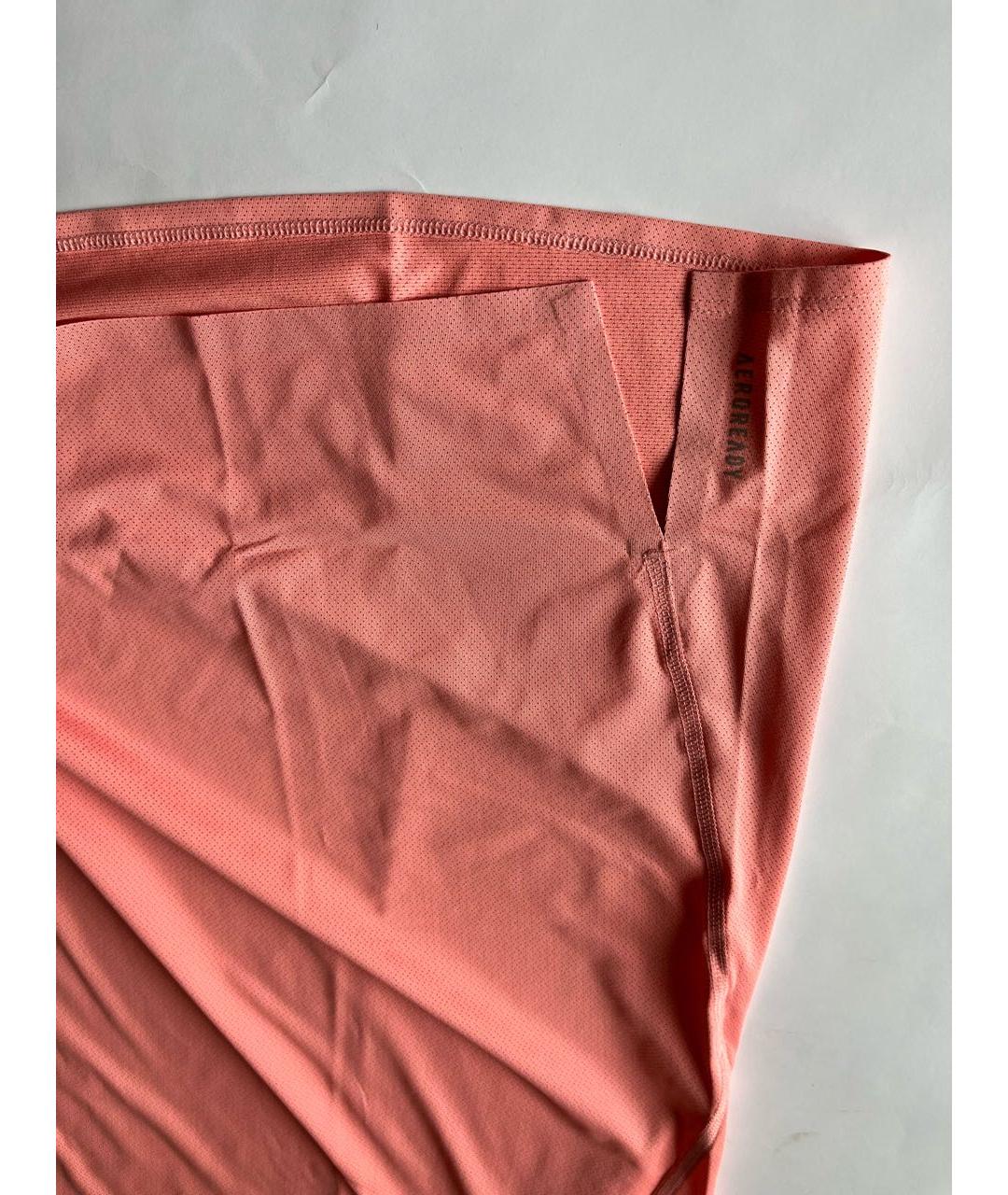 ADIDAS Коралловая синтетическая футболка, фото 5