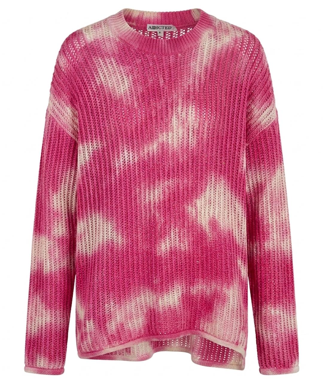 ADDICTED Розовый хлопковый джемпер / свитер, фото 1