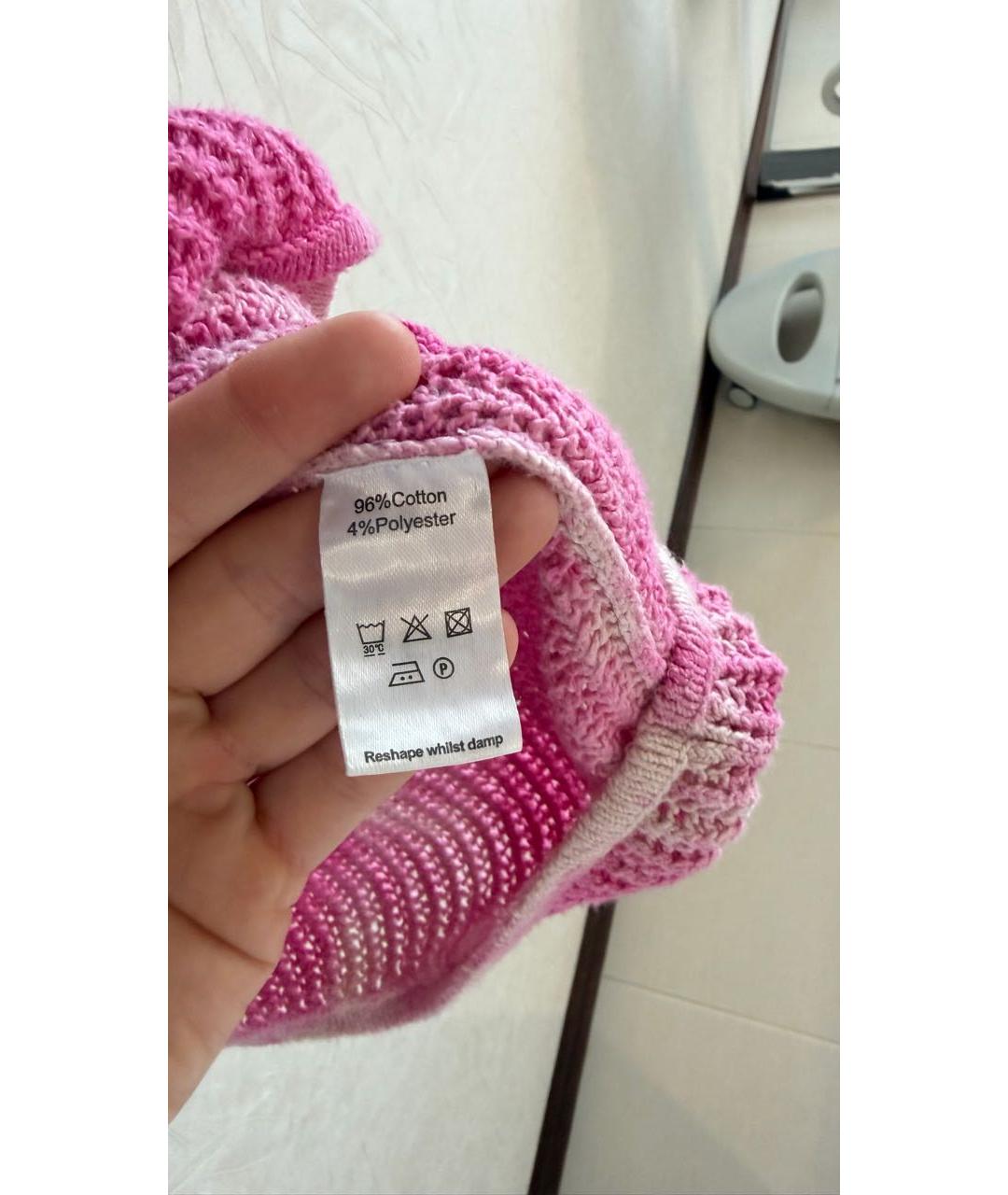 ADDICTED Розовый хлопковый джемпер / свитер, фото 4
