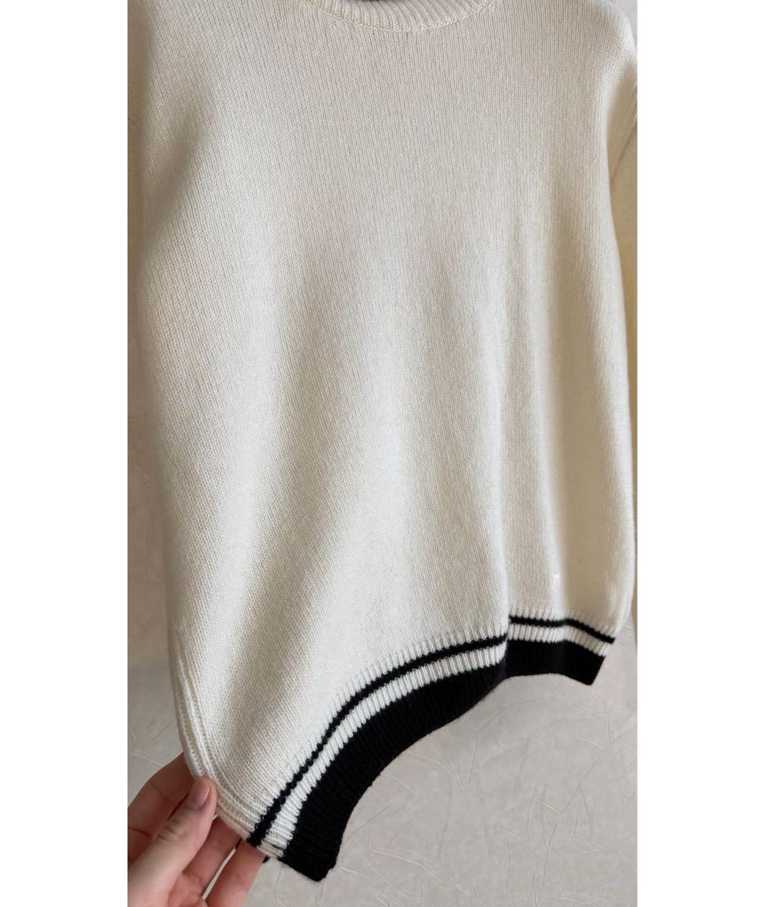 MSGM Белый шерстяной джемпер / свитер, фото 5