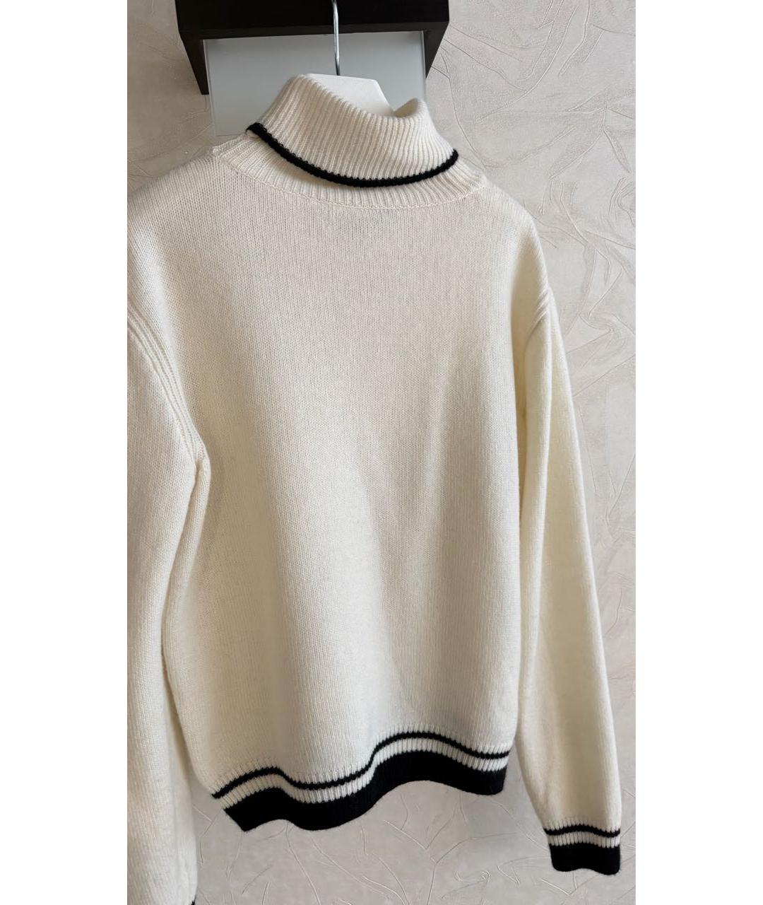 MSGM Белый шерстяной джемпер / свитер, фото 2